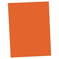 Lyreco folders A4 cardboard 250g orange - pack of 100