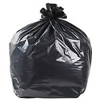 Sac poubelle pour déchets lourds - 160 L - 55 microns - gris - 100 sacs