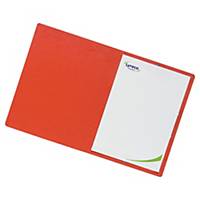 Lyreco Eckspanner, A4, aus Karton, Fassungsvermögen: 300 Blatt, rot, 10 Stück