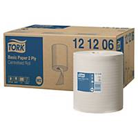 Asciugamani in rotolo estrazione centrale Tork M2 carta riciclata - conf. 6