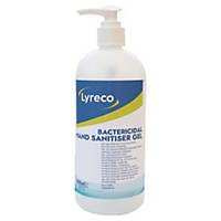 Gel bactéricide pour les mains Lyreco, 500 ml, inodore