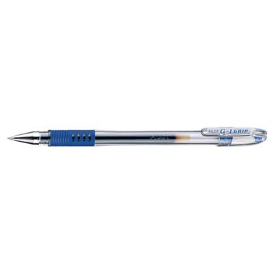 Bruin exotisch Geven Pilot G1 Grip Gel Ink Roller Ball Blue Pens 0.3mm Line Width - Box of 12