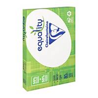 Clairefontaine Equality gerecycleerd wit A4 papier, 80 g, per 5 x 500 vellen