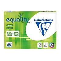 Copy paper Equality A4, 80 g/m2, 50 recycled, white, pack of 500 sheets
