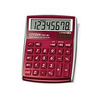 Calcolatrice da tavolo Citizen CDC-80, visualizzazione 8 cifre, bordeaux