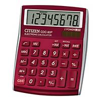 Kalkulator nabiurkowy CITIZEN CDC 80, burgund