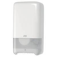 Dispenser Tork® Mid-size Twin T6, 557500, til toiletpapir, hvid