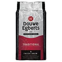 Douwe Egberts Fresh Brew Traditional Rood koffie, pak van 1 kg