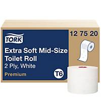 Toiletpapir Tork® Mid-size Premium T6, 127520, pakke a 27 stk.