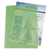 Organisationsmappe Elco Ordo transparent 29490 A4, grün, Packung à 100 Stück