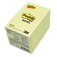 POST-IT 656-4VAD NEON NOTES 2   X 3   - 4 YELLOW AND 1 NEON - PACK OF 5