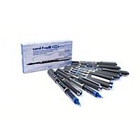 uni-ball UB-157, Eye Fine liquid ink Rollerball Pen, Blue Ink. Box of 12