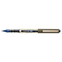 Uni-Ball Eye roller pen, medium, metalen punt, vloeibare blauwe inkt