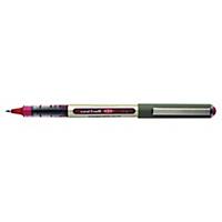 Uni-Ball Eye roller pen, medium, metalen punt, vloeibare rode inkt