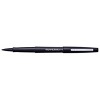 Paper Mate® flair nylon, fibre tip, black pens, 0.7 mm, line width, per piece