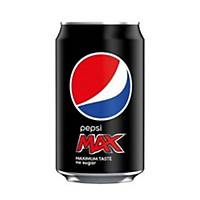 Pepsi Max frisdrank, pak van 24 blikken van 33 cl