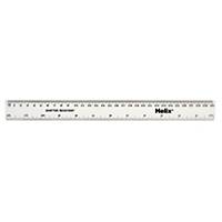 Shatterproof Ruler 30cm / 12 Inches Clear