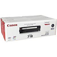 Canon Toner 2662B005 - 718, Reichweite: 3.400 Seiten, schwarz, 2 Stück