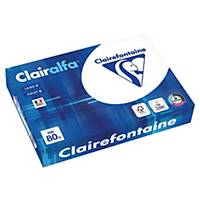 Papier blanc A4 Clairefontaine Clairalfa - 80 g - ramette 500 feuilles