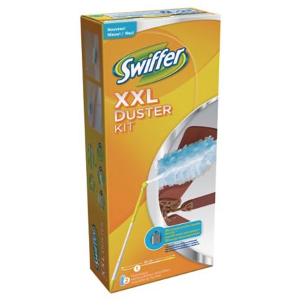 Plumeau de poussière kit XXL Swiffer, incl. poignée et 2 lingettes