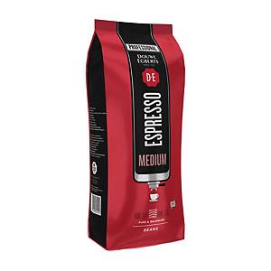 Grains de café Douwe Egberts Medium Roast Espresso, le paquet de 1 kg