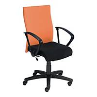 Krzesło NOWY STYL Dexter, pomarańczowo-czarne