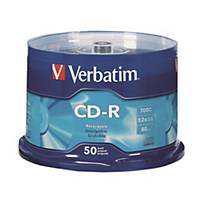 Verbatim CD-R 52x 700MB - Spindle Pack of 50