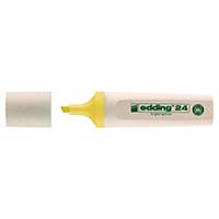 Surligneur Edding® Ecoline 24, encre jaune, la pièce