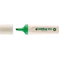 Surligneur Edding Ecoline 24, pte biseaut., larg. de trait 2-5 mm, vert clair