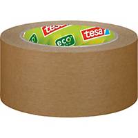 Pakketape Tesapack ecoLogo Paper Strong, papir, 50 mm x 50 m, brun, 1 rulle