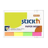 STICK N by Hopax Arrow Index, 50x20mm, 4x50 Sheets