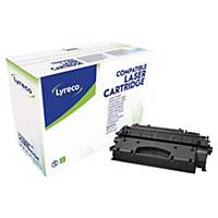 Toner Lyreco compatible avec HP CE505X, 6500 pages, noir