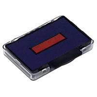 Trodat 6/53/2 Rubber  Stamp Ink Pad Blue / Red - Pack of 2
