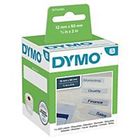 Dymo 99017 hangmap etiketten voor labelprinter, 50 x 12 mm, rol van 220