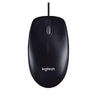 LOGITECH B100 BLACK USB OPTICAL WIRED MOUSE