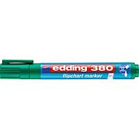 Flip Chart Marker Edding 380, round tip, line width 1,5-3 mm, green