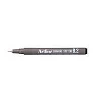 Fineliner Artline Drawing Pen EK232, 0,2 mm, sort