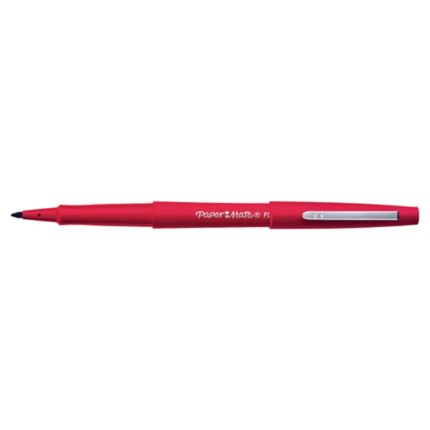 stylo pointe feutre rouge