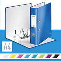 Leitz 180° Wow Laminated A4 , 80mm Spine, Lever Arch File Blue