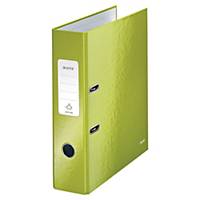 LEITZ WOW LEVER ARCH FILE 80MM GREEN