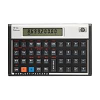 Calculatrice financière HP-12C PLAT/INT platinum, 10 chiffres