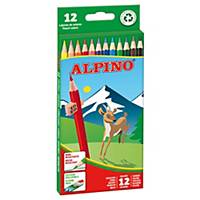 Lápices de color Alpino  - colores surtidos - Pack de 12