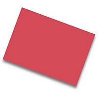 Pack de 25 cartulinas de  50x65 185g/m2  IRIS de color rojo