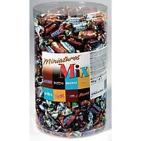 Mars Miniatures mix chocolaatjes, doos van 3 kg