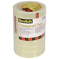 Scotch 550 transparant tape 19mmx66 m - pack of 8