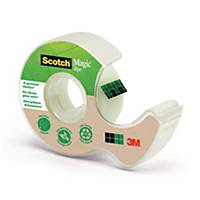 Scotch Magic Tape A Greener Choice 1 Roll 19mm x 20 m + 1 Recycled Dispenser