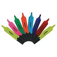 Lyreco Budget text markers assorted colours - pocket of 8