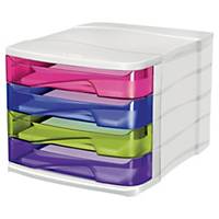 Cep Isis Happy 4-drawer unit assorted colours