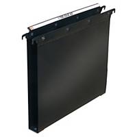 Elba Ultimate® kunststof hangmappen, laden, 330/250, 30 mm, zwart, per 10 stuks