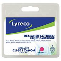 LYRECO kompatible Tintenpatrone CANON CLI-521 M (2935B001) magenta